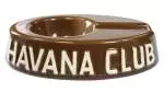 Havana Club Zigarrenascher Egoista Keramik braun glänzend 1 Ablage 17x11x4cm