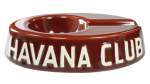 Havana Club Zigarrenascher Egoista Keramik burgundrot glänzend 1 Ablage 17x11x4cm