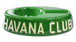 Havana Club Zigarrenascher Egoista Keramik grün glänzend 1 Ablage 17x11x4cm