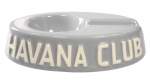 Havana Club Zigarrenascher Egoista Keramik grau glänzend 1 Ablage 17x11x4cm
