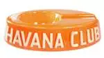 Havana Club Zigarrenascher Egoista Keramik orange glänzend 1 Ablage 17x11x4cm