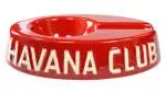 Havana Club Zigarrenascher Egoista Keramik rot glänzend 1 Ablage 17x11x4cm