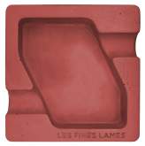 Produktbild Les Fines Lames Dyad Red 2 Ablagen Zement rot 15x15x3cm