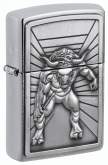 Produktbild Zippo 2008234 Minotaur chrom gebürstet mit Emblem