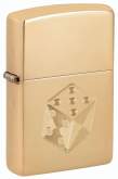Produktbild Zippo 60007826 Dice messing poliert gellasert