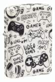 Produktbild Zippo 60007827 Super-Gamer 540° Games Pattern weiß