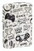 Produktbild Zippo 60007827 Super-Gamer 540° Games Pattern weiß