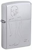 Produktbild Zippo 60007828 Lady Strichzeichnung Chrom satin graviert