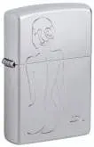Produktbild Zippo 60007828 Lady Strichzeichnung Chrom satin graviert