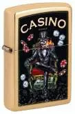Produktbild Zippo 60007862 Casino Games Messing poliert