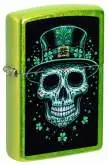 Produktbild Zippo 60007864 Irish Skull Lurid Glücksbringer