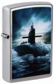 Produktbild Zippo 60007867 Submarine U-Boot Chrom Linen Weave