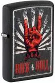 Produktbild Zippo 60007868 Rock & Roll Poster Black Crackle