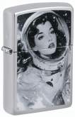 Produktbild Zippo 60007871 Vintage Astronautin Chrom poliert