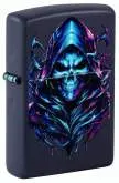 Produktbild Zippo 60007894 Reaper Skull Schwarzlicht-Schnitter Marineblau