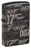 Produktbild Zippo 60007939 High Polished Black 007 Gun Logo – rundherum gelasert