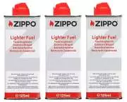 Produktbild ZIPPO Feuerzeugbenzin 3x125ml=375ml (34,40 EUR / 1 Liter)