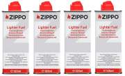 Produktbild ZIPPO Feuerzeugbenzin 4x125ml=500ml (29,80 EUR / 1 Liter)