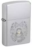 Produktbild Zippo Wild West Cowboy chrom gebürstet Laser Gravur - 60007379