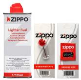 Produktbild ZIPPO Set1 - 1x Feuerzeugbenzin - 1x Docht - 1x Feuersteine