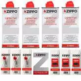 Produktbild ZIPPO Set5 - 4x Feuerzeugbenzin - 3x Dochte - 3x Feuersteine - Watte